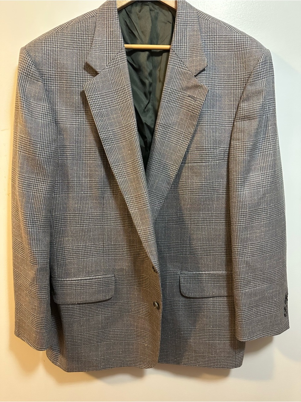 Stafford Gray Plaid Men's Blazer
